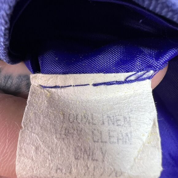 Vintage Brooks Brothers Blue Dress Linen Made In USA Sz 8 50s 60s Pearl Buttons - Picture 8 of 14